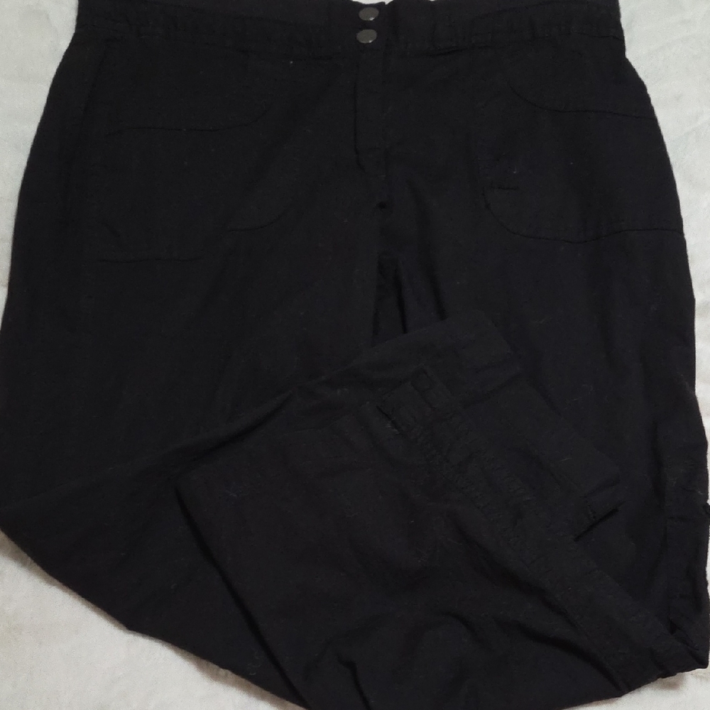 Rafaella Black Chinos Relaxed Fit